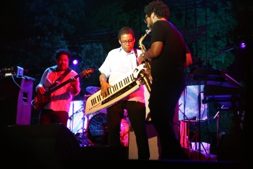 Herbie Hancock, Émile Parisien, Vincent Peirani (Festival Jazz des Cinq Continents) en concert